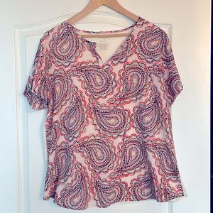 ☘️2/$15☘️Ladies T Shirt Size XL Van Heusen